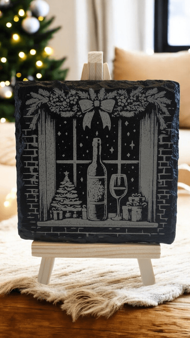 Christmas Window Coaster 1